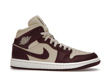 Jordan 1 Mid SE Split Beach Cherrywood Red