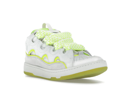 Lanvin Curb Sneaker White Fluo Yellow