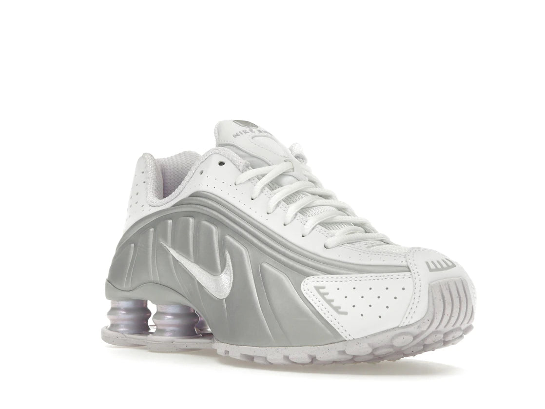 Nike Shox R4 White Metallic Platinum Barely Grape