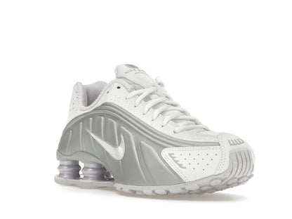 Nike Shox R4 White Metallic Platinum Barely Grape