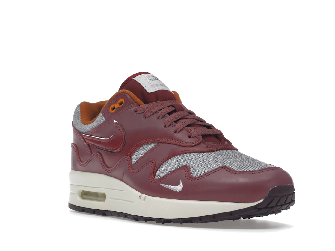 Nike Air Max 1 Patta Waves Rush Maroon (without Bracelet)