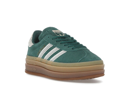 adidas Gazelle Bold Collegiate Green White Gold