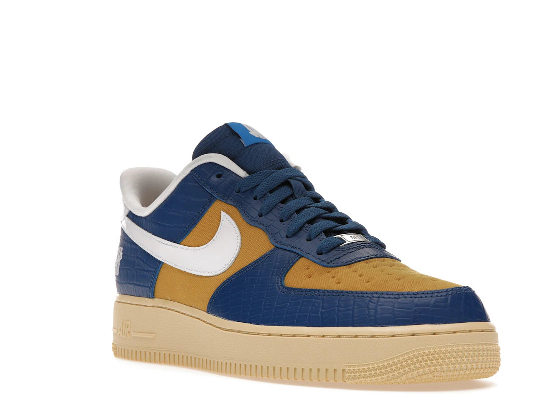 Nike Air Force 1 Low SP Undefeated 5 On It Blue Yellow Croc