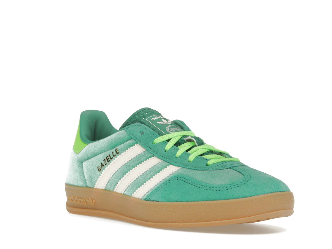 adidas Gazelle Indoor Semi Court Vert Velours (Femme)