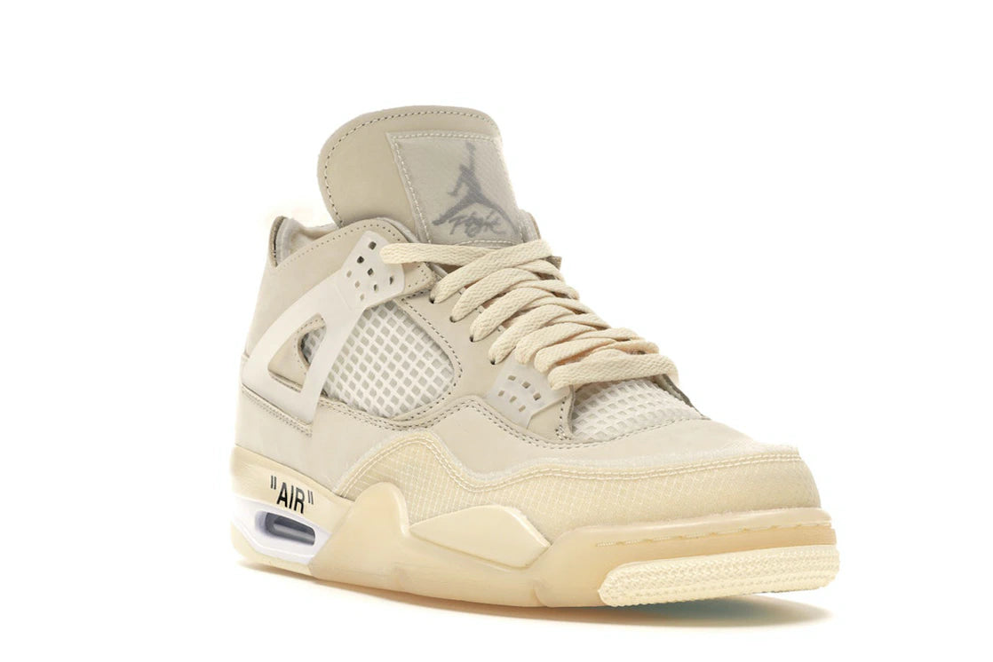 Jordan 4 Retro Off-White Sail Midweek Heat V2