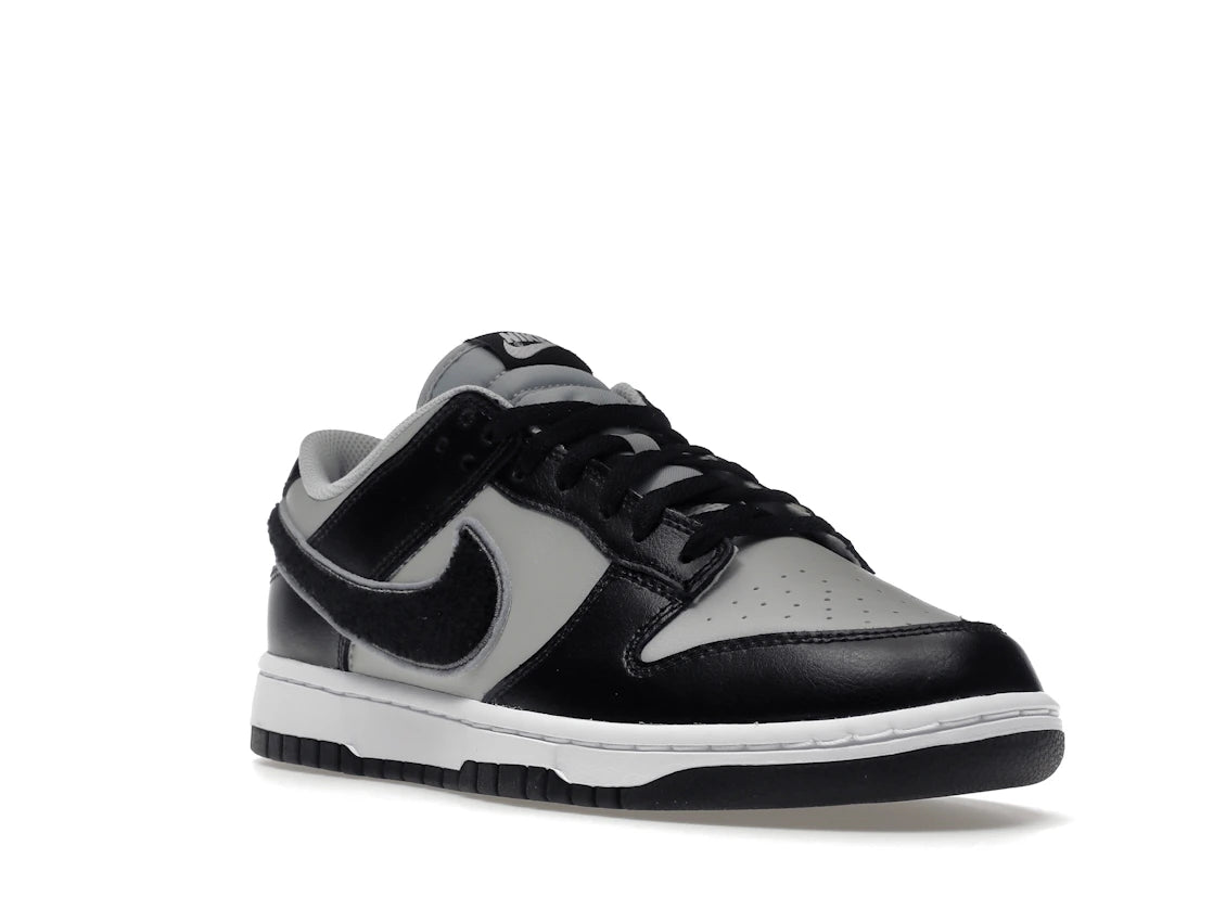 Nike Dunk Low Chenille Swoosh Black Grey