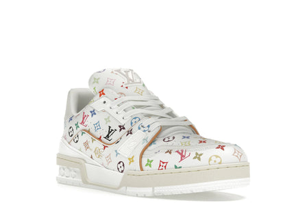 Louis Vuitton LV Trainer Takashi Murakami White