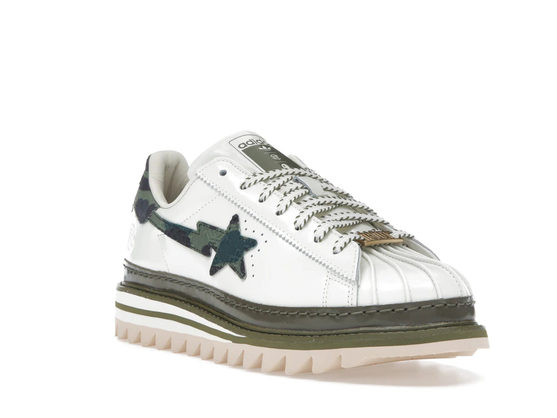 Adidas Superstar CLOT by Edison Chen x Bape Off White