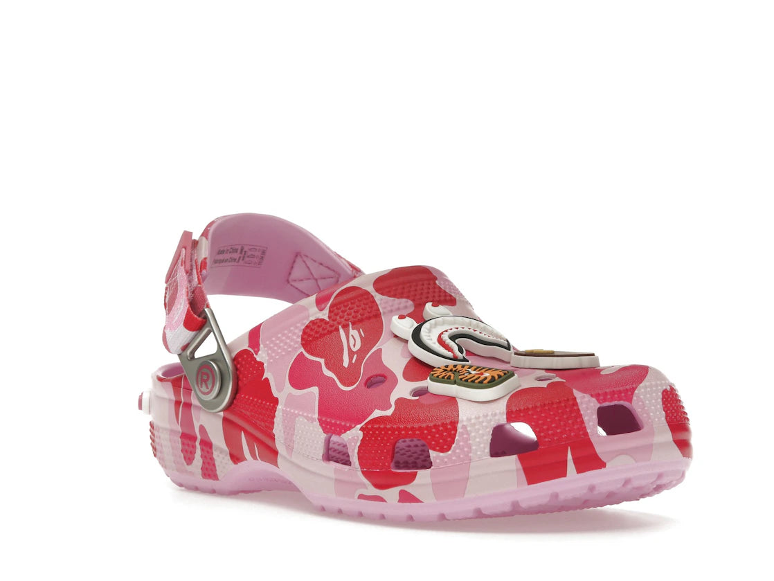 Crocs Classic Clog A Bathing Ape ABC Camo Pink