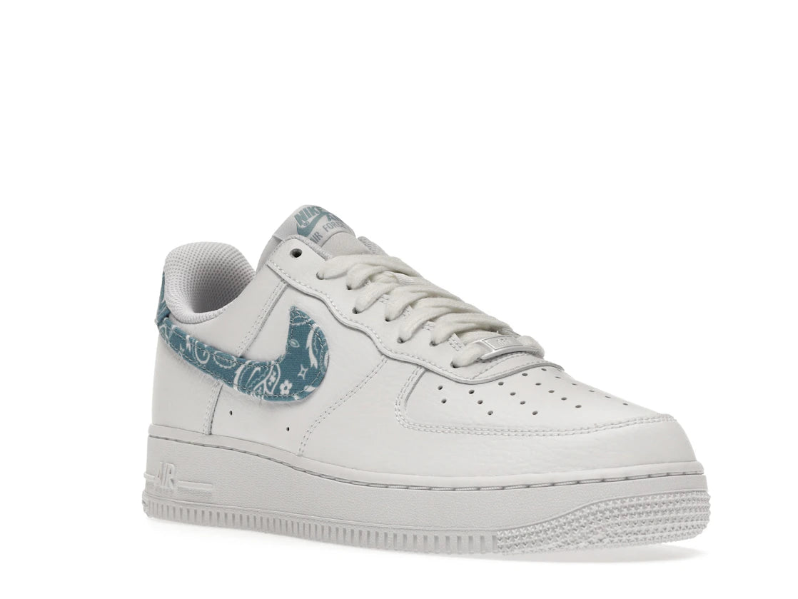 Nike Air Force 1 Low '07 Essential White Worn Blue Paisley