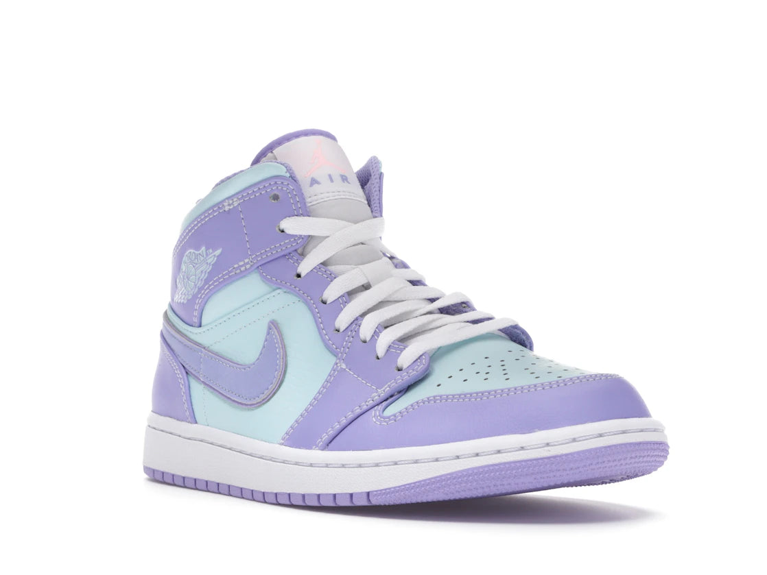 Jordan 1 Mid Purple Aqua