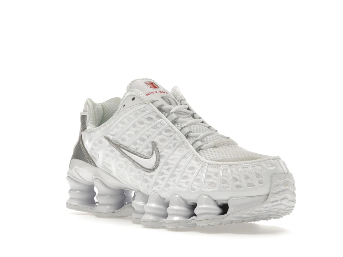 Nike Shox TL White Metallic Silver Max Orange