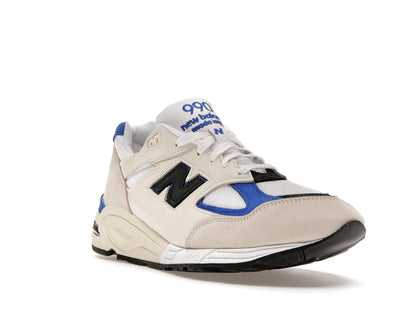 New Balance 990v2 MiUSA White Blue
