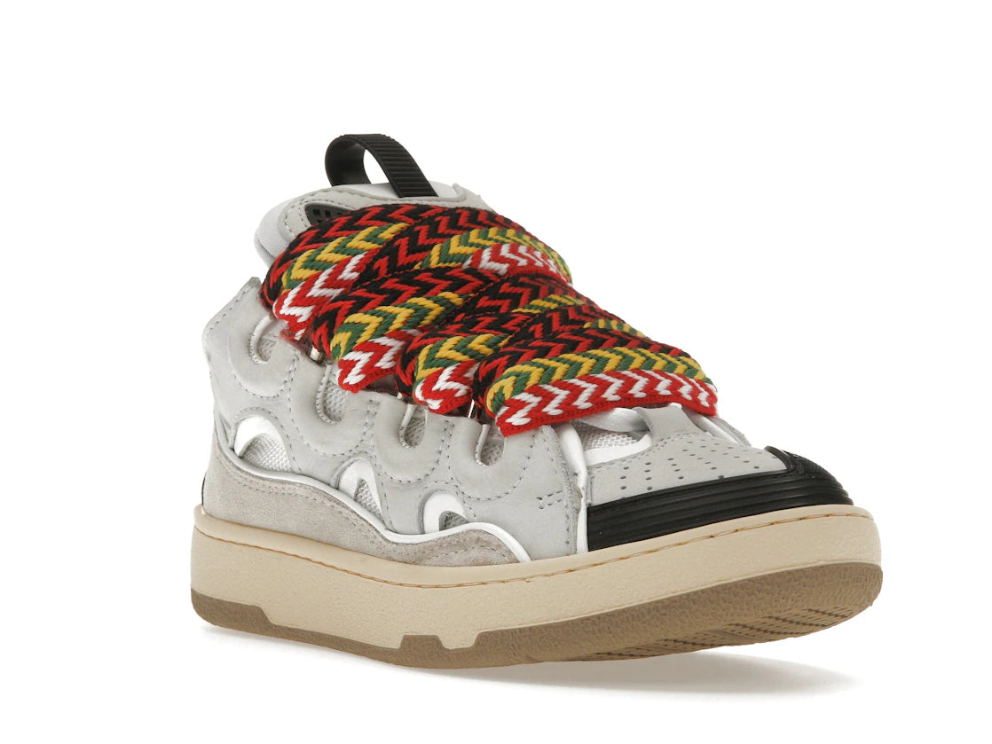 Lanvin Leather Curb White Black Gum