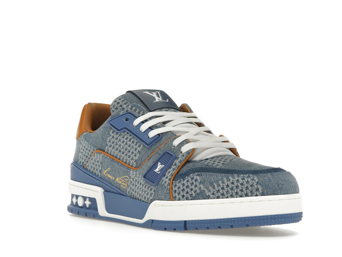 Louis Vuitton LV Trainer Blue Damier 3D Denim