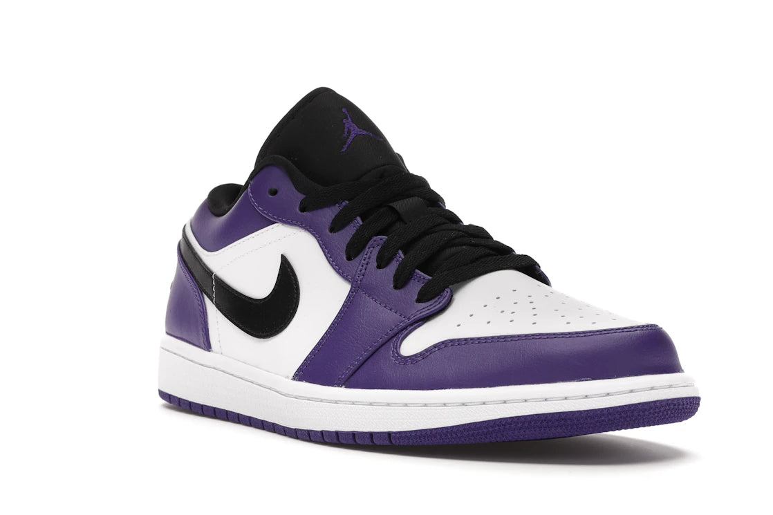Jordan 1 Low Court Purple White