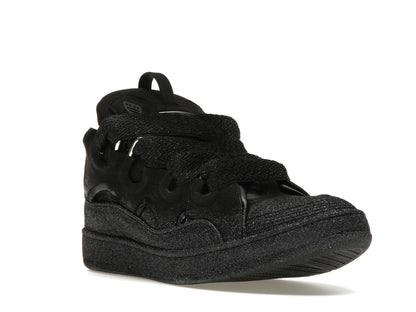 Lanvin Leather Curb Black Glitter