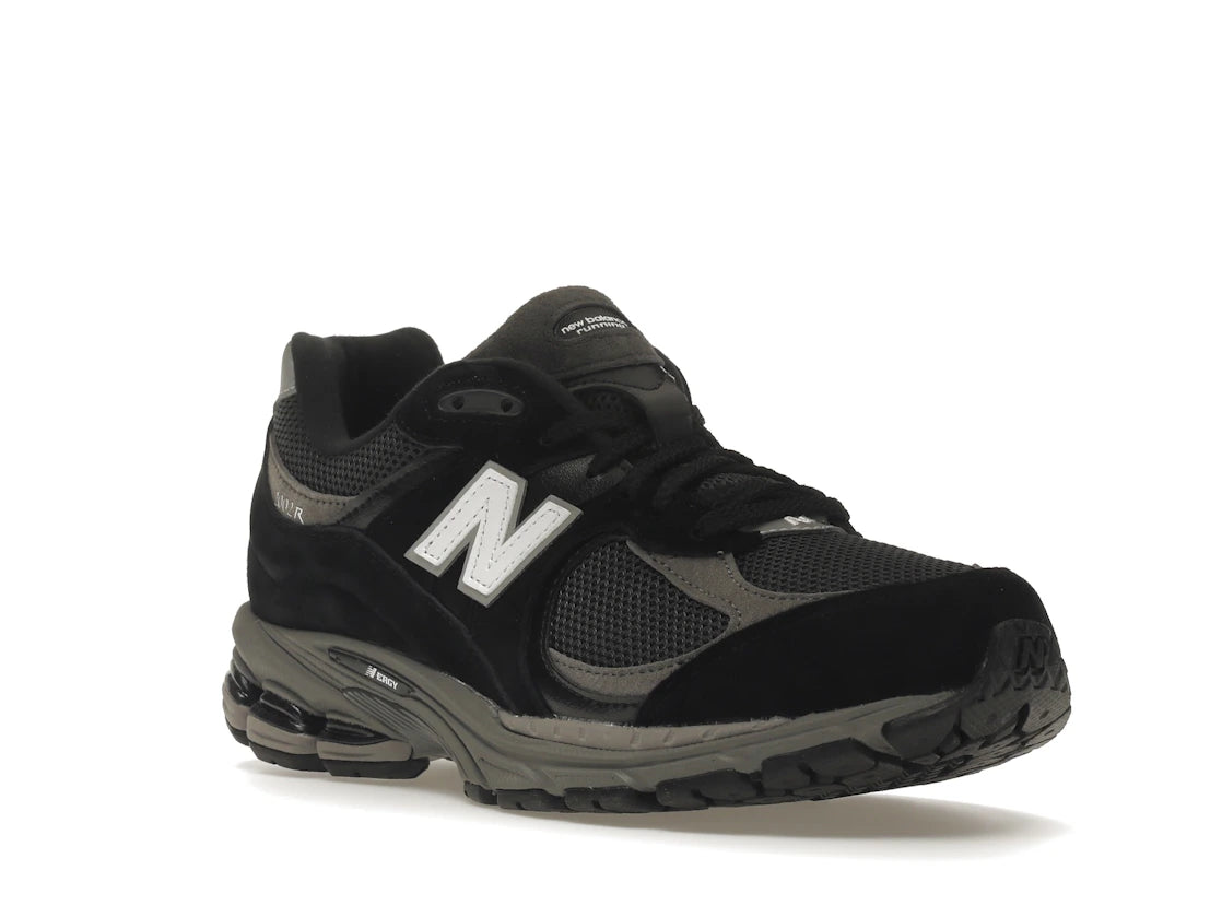 New Balance 2002R Black Dark Grey White
