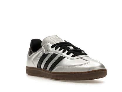 adidas Samba OG Silver Metallic Black Gum