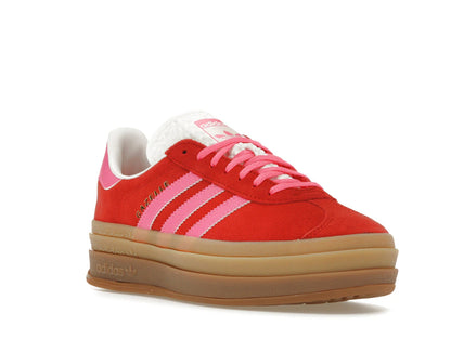adidas Gazelle Bold Collegiate Red Lucid Pink