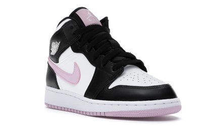 Jordan 1 Mid White Black Light Arctic Pink