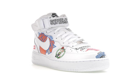Nike Air Force 1 Mid Supreme NBA White