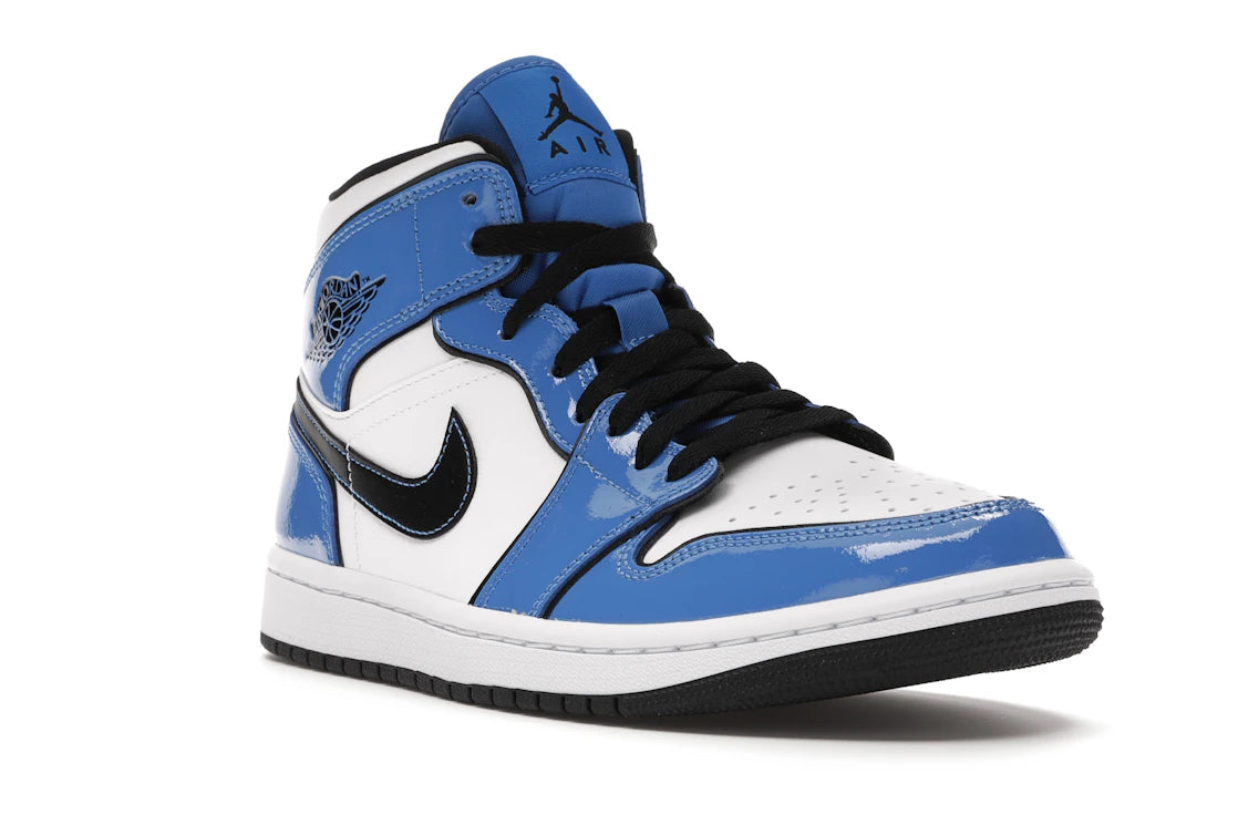 Jordan 1 Mid Signal Blue