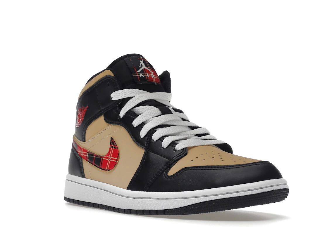 Air Jordan 1 Mid Tartan Swoosh