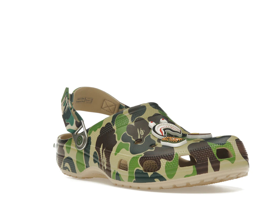Crocs Classic Clog A Bathing Ape ABC Camo Green