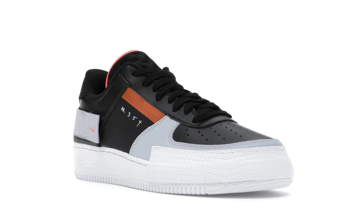 Nike Air Force 1 Type Black Hyper Crimson