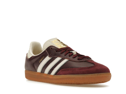 adidas Samba OG Maroon Gold Metallic