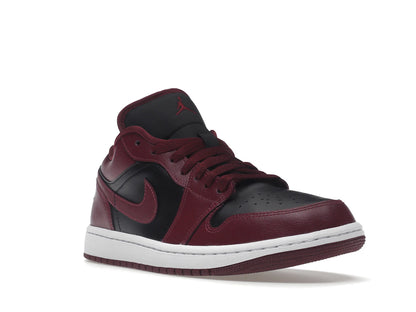 Jordan 1 Low Black Dark Beetroot