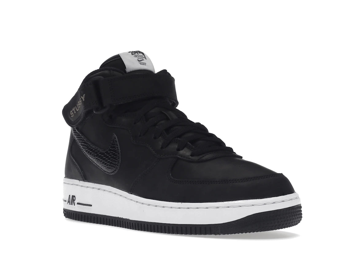 Nike Air Force 1 Mid Stussy Black White