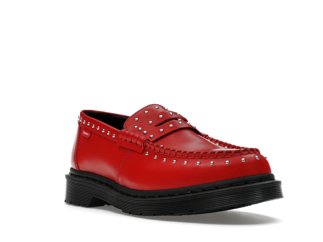 Dr. Martens Studded Penton Loafer Supreme Red