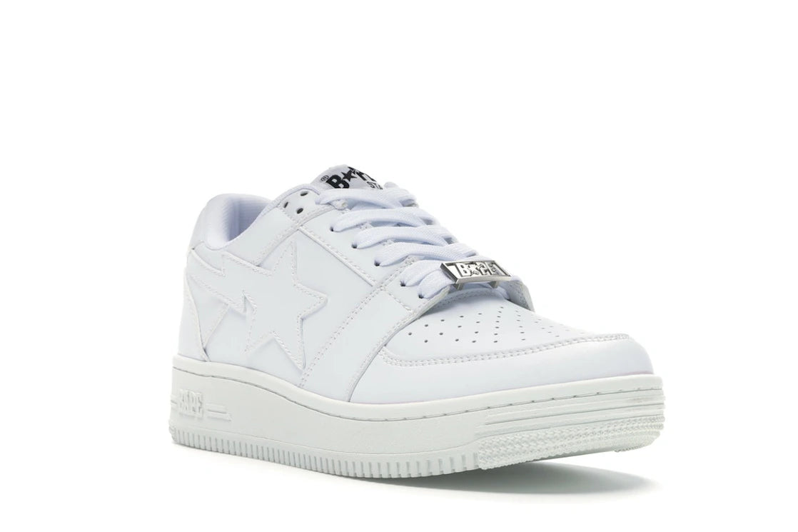 BAPE STA Low White