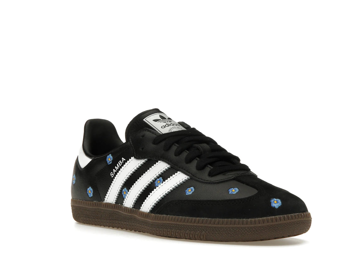 adidas Samba Light Blue Floral Core Black
