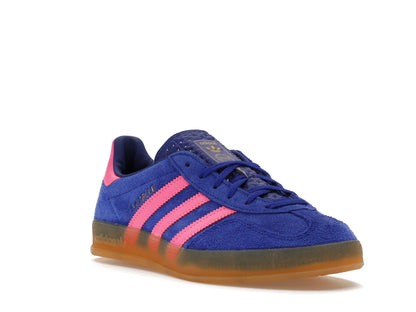 adidas Gazelle Indoor Bleu Lucide Rose (Femme)