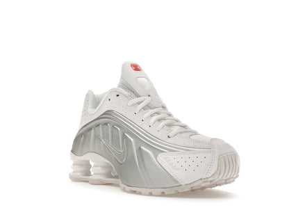Nike Shox R4 White Metallic Silver