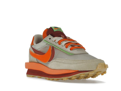 Nike LD Waffle sacai CLOT Kiss of Death Net Orange Blaze