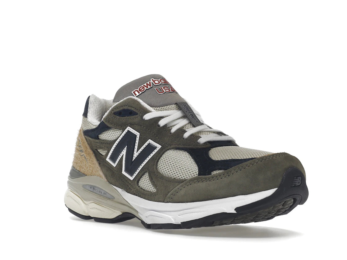 New Balance 990v3 MiUSA Grey Blue Olive