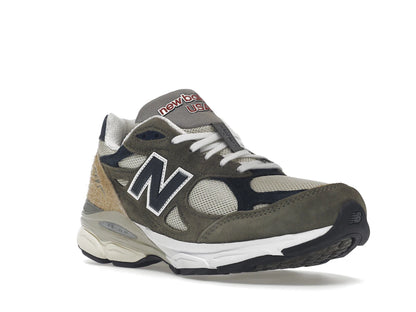 New Balance 990v3 MiUSA Grey Blue Olive