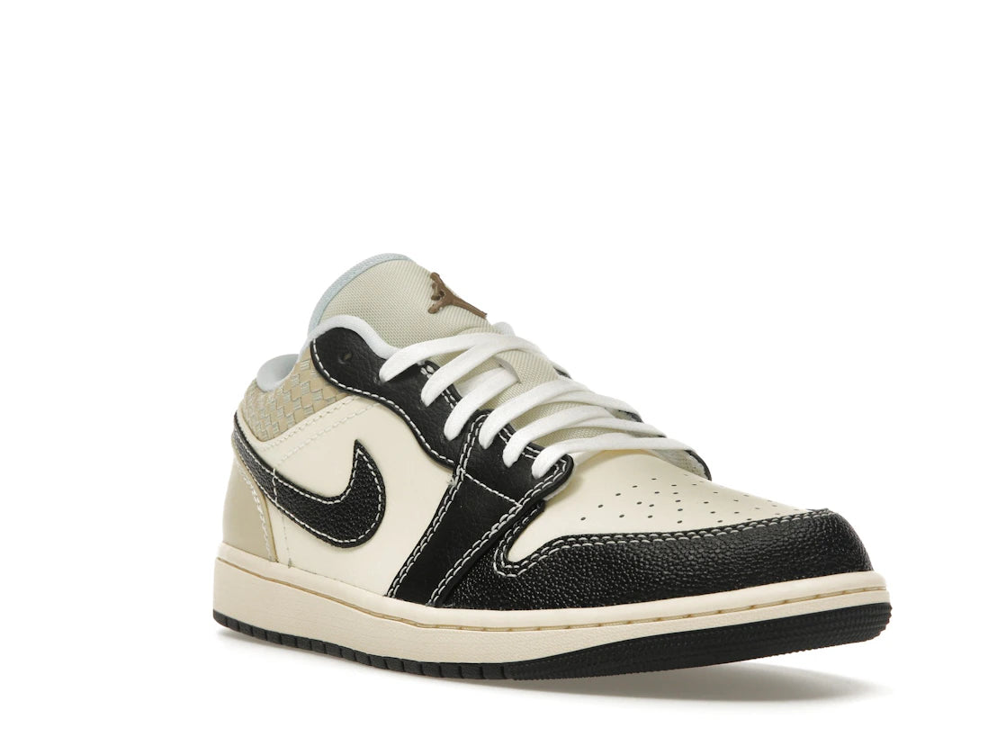 Jordan 1 Low SE Coconut Milk Black Muslin