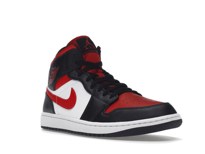 Jordan 1 Mid White Black Red (2022)