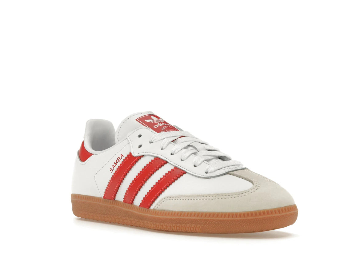 adidas Samba OG White Solar Red Gum