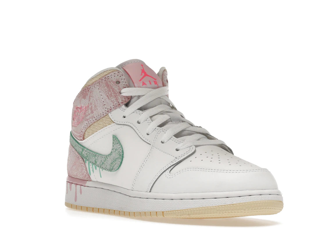 Jordan 1 Mid Paint Drip