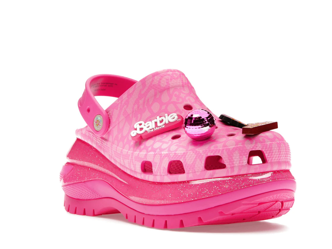 Crocs Classic Mega Crush Clog Barbie The Movie Electric Pink