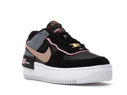 Nike Air Force 1 Low Shadow Black Light Arctic Pink Claystone Red