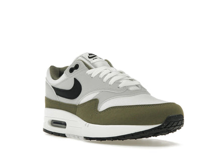Nike Air Max 1 White Black Medium Olive
