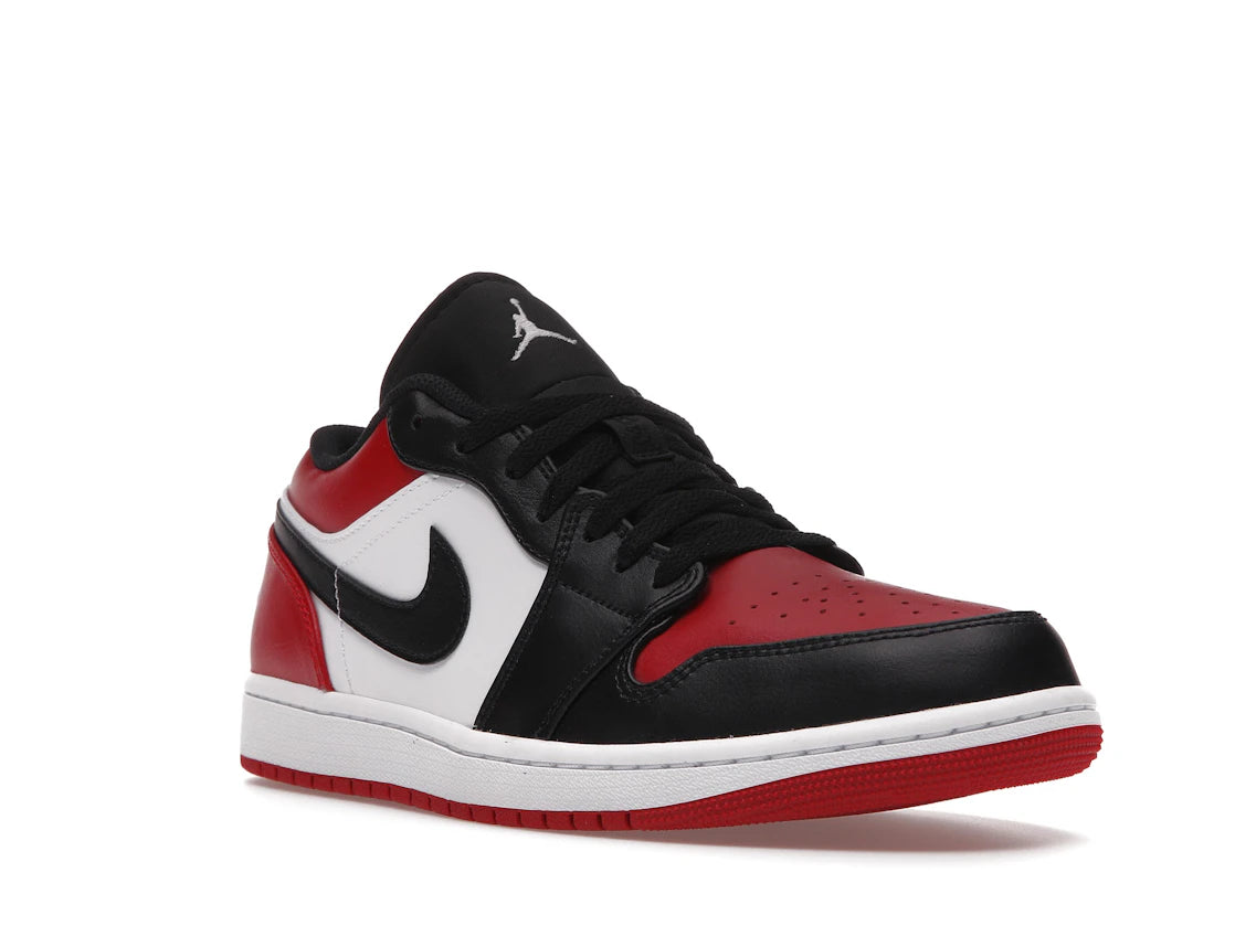 Jordan 1 Low Bred Toe (Homme)
