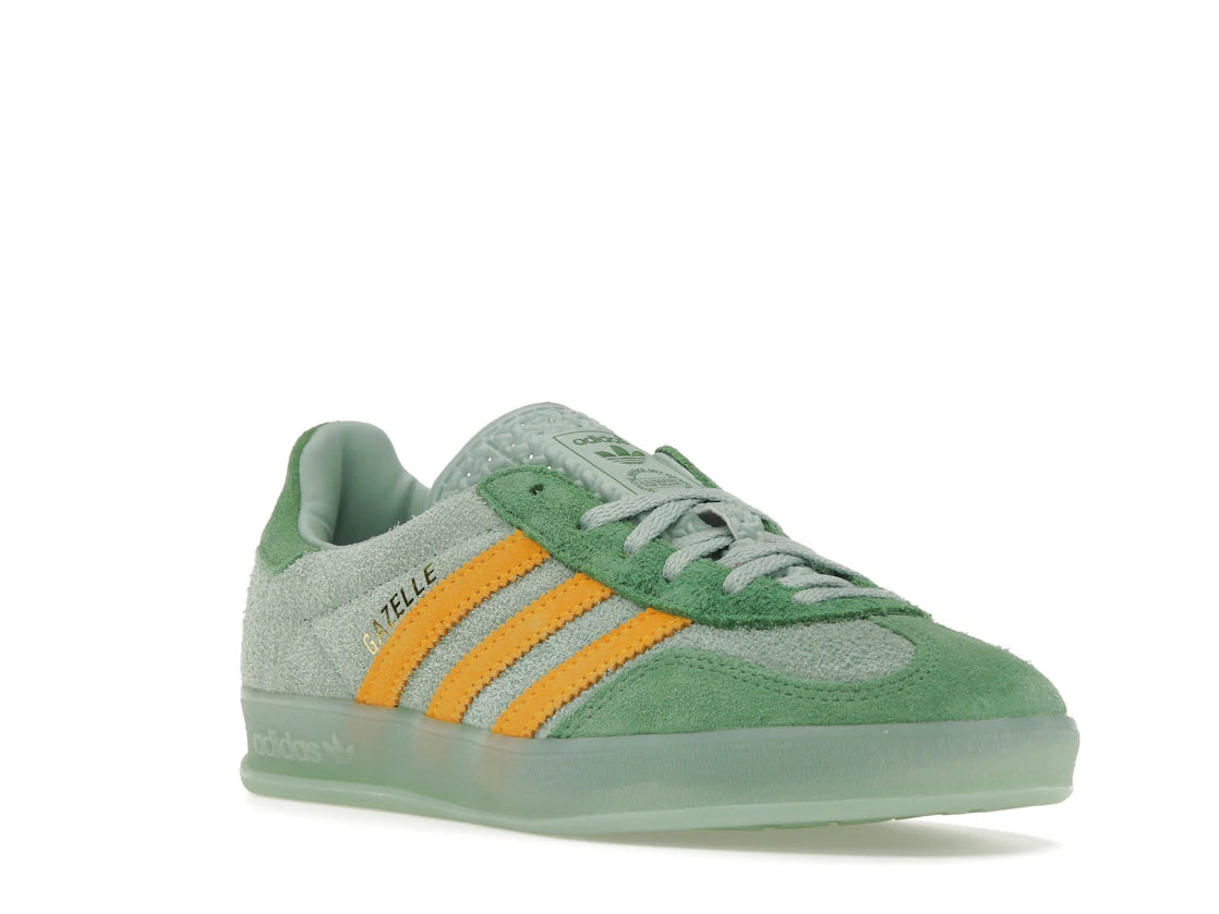 adidas Gazelle Indoor Hazy Green Crew Yellow